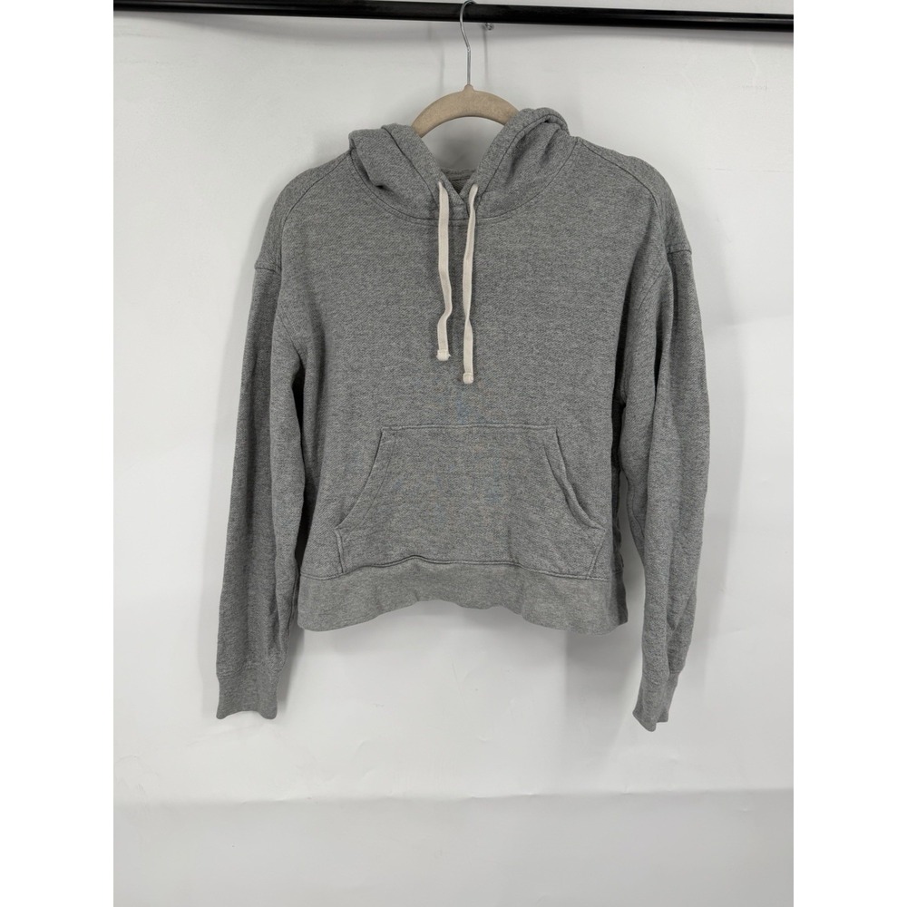 Everlane Hooded Silver Cotton Hoodie Women S Minimalist Loungewear Casual